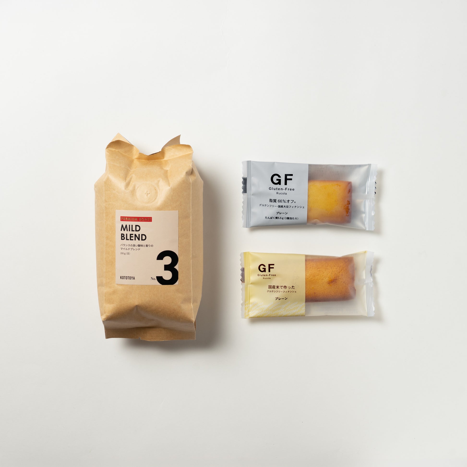 マイルドコーヒー豆とフィナンシェのセット | こととやオンライン