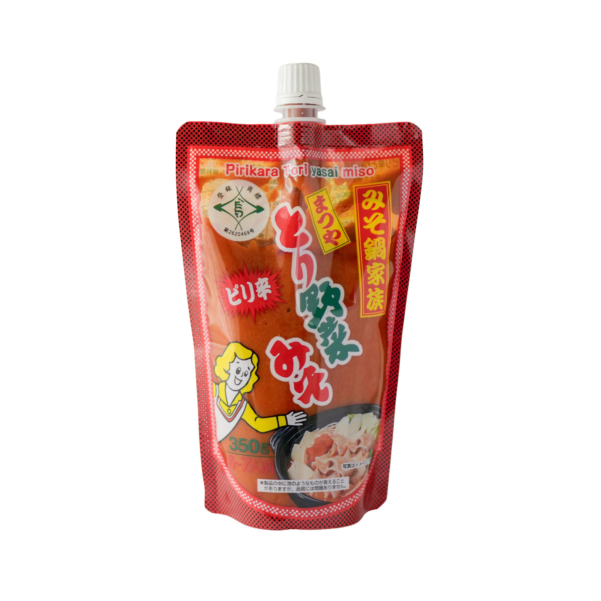 まつや ピリ辛とり野菜みそスパウトパック