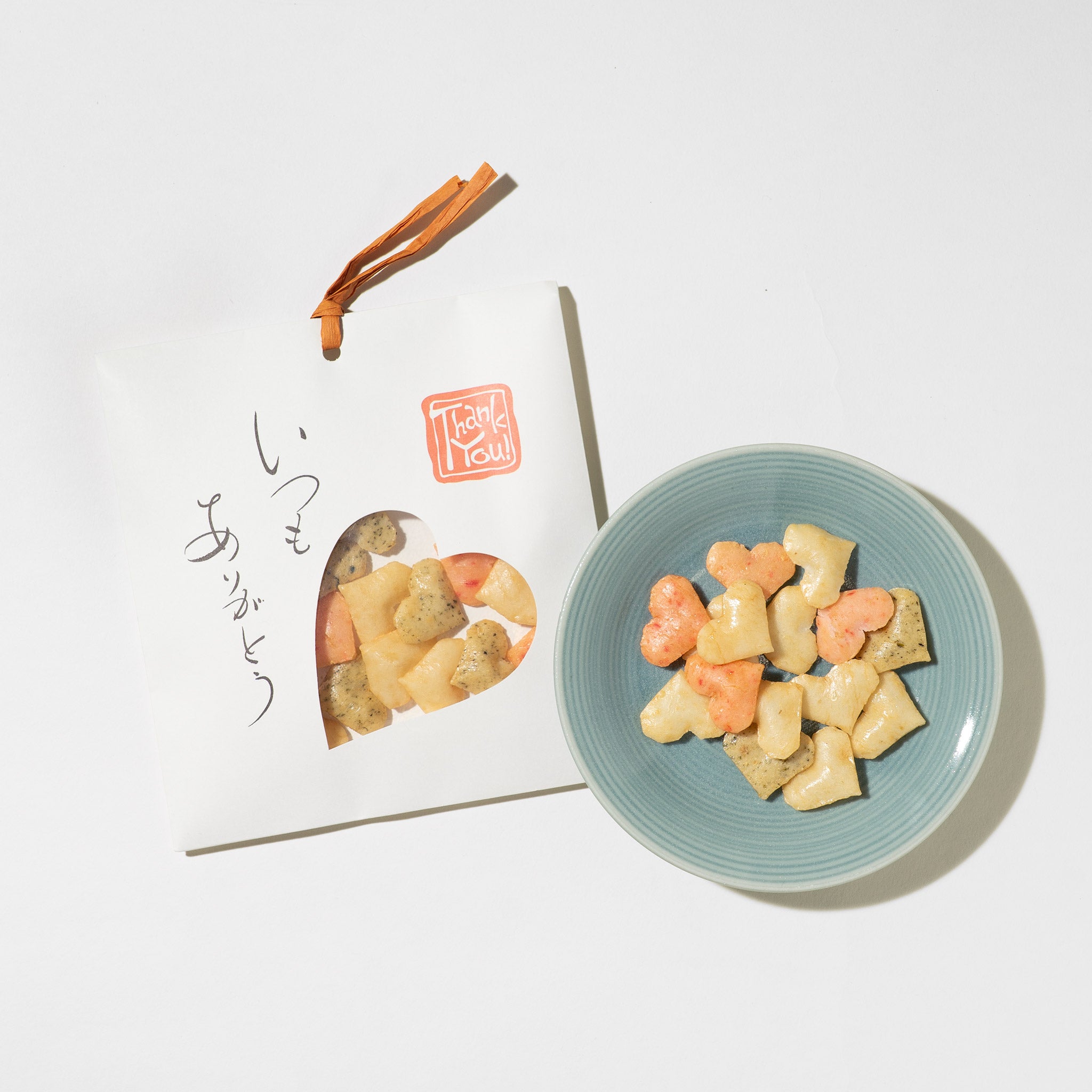ふじや 感謝のしおりハートおかき | こととやオンライン
