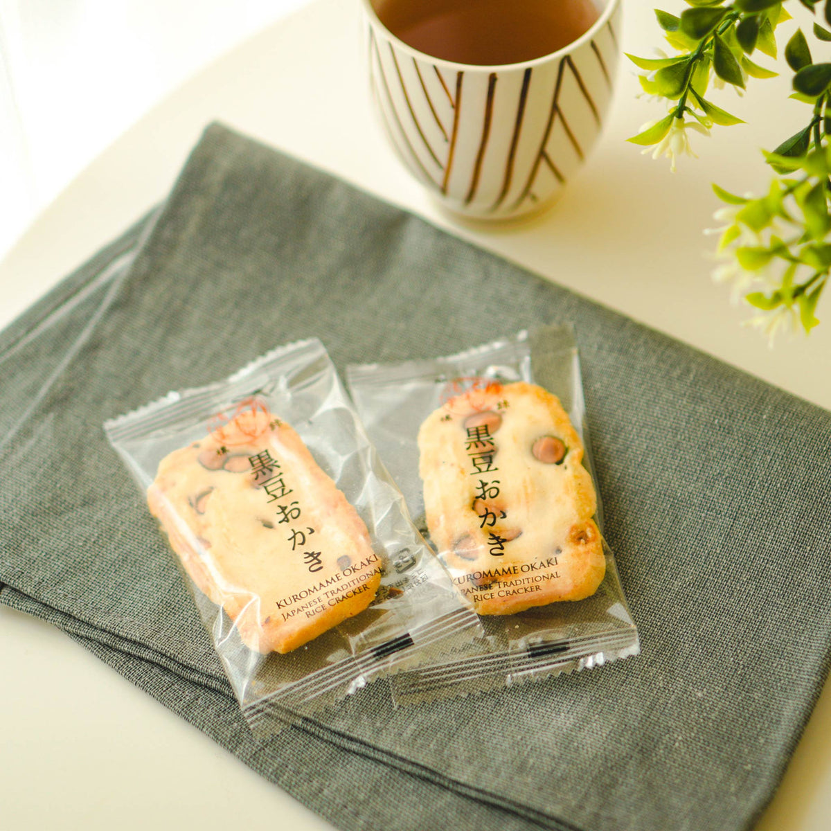 丹波黒豆おかき(サラダ)