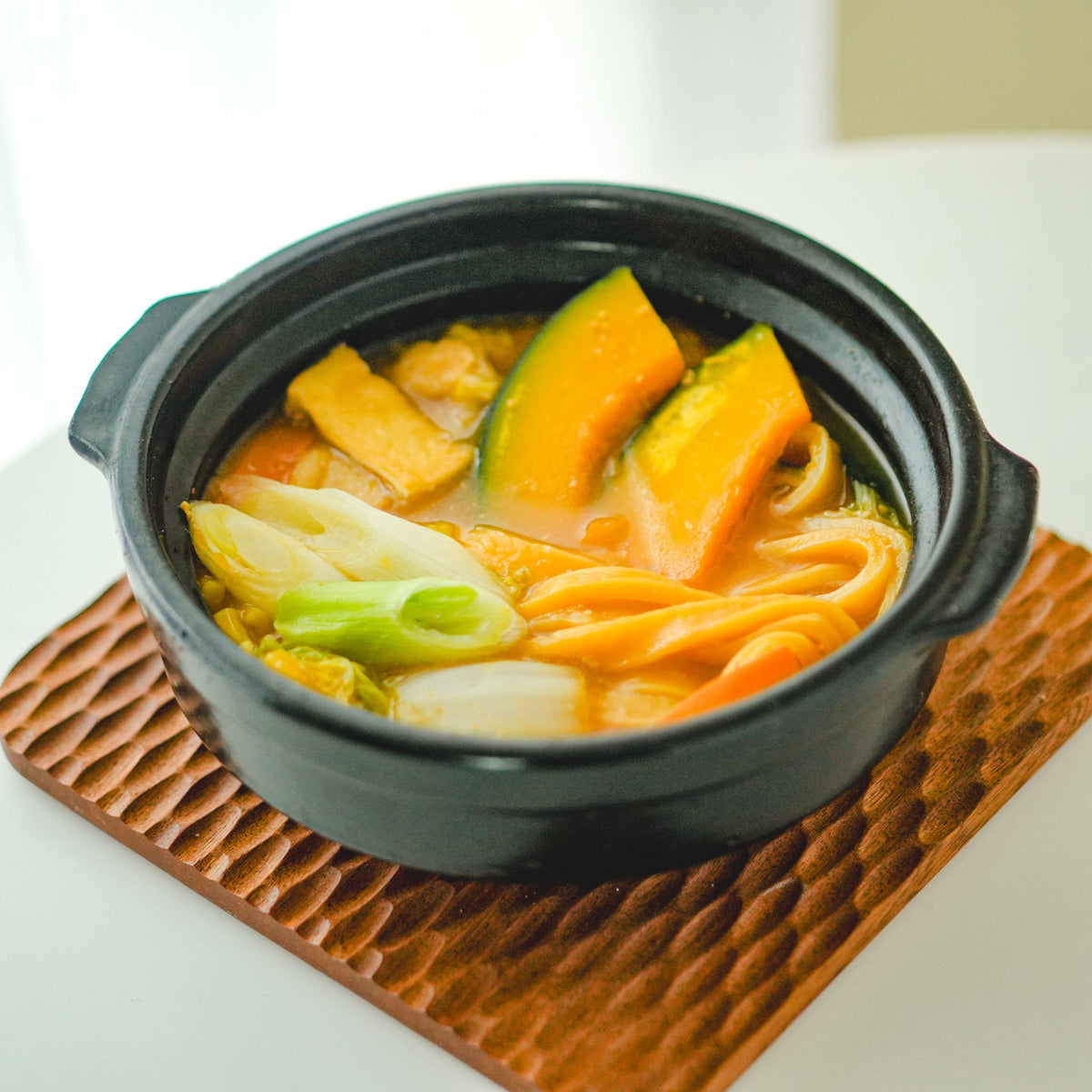 かぼちゃのほうとう　味噌付（半なま・4人前)