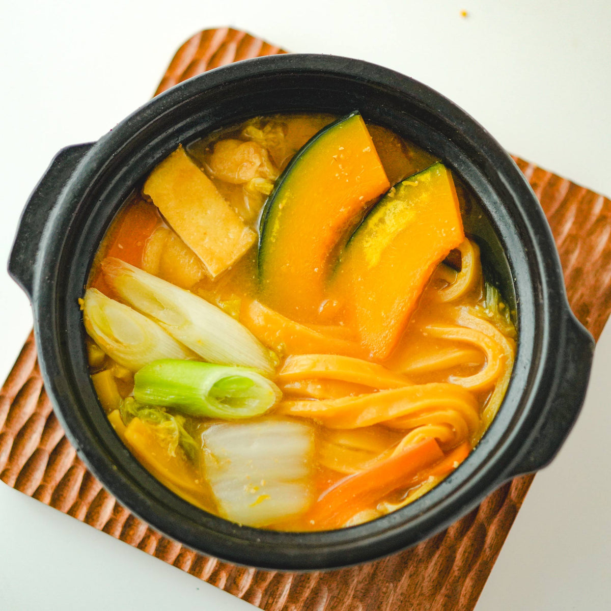 かぼちゃのほうとう　味噌付（半なま・4人前)