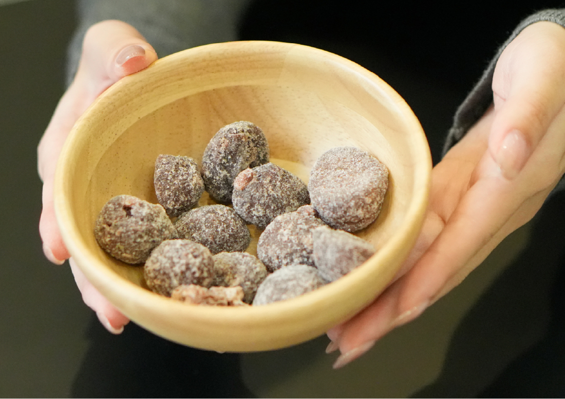 栗納豆(割れ渋皮栗甘納豆)